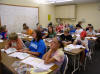 Students from the Jamestown Game and Fish Building classroom